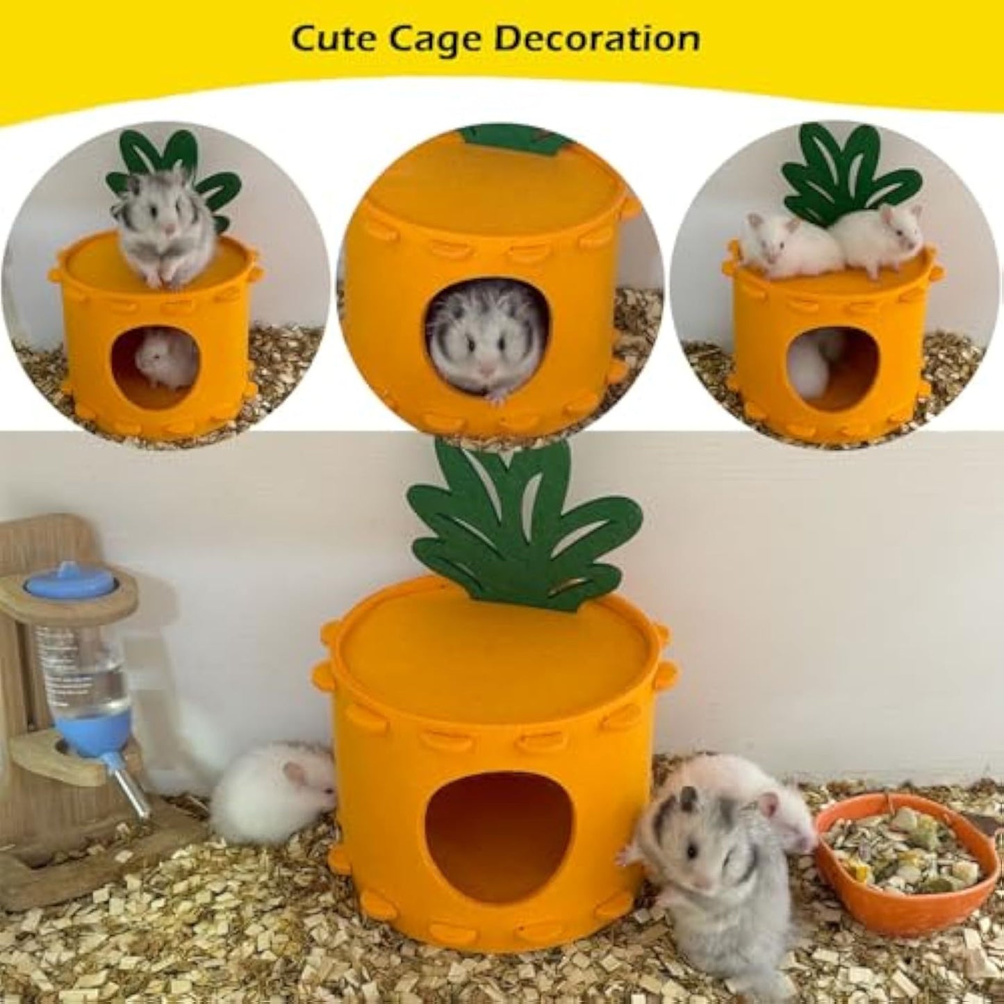 CuddleCarrot CabinFelt - Hamster House