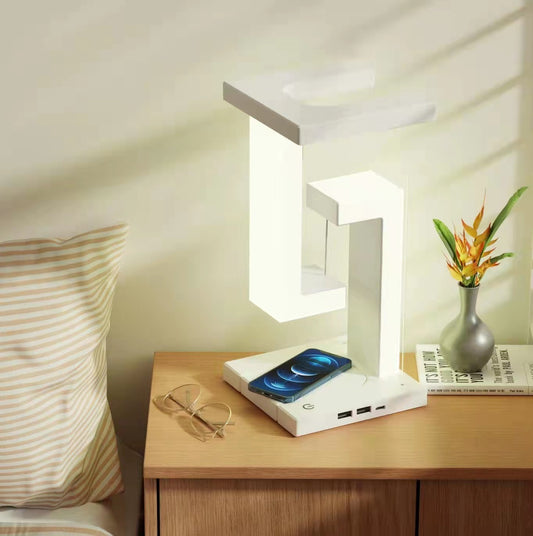 LumiLift Charger - Wireless Charging Suspension Table Lamp