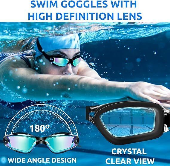 HydroSight Goggles - Anti Fog Swimming Goggles