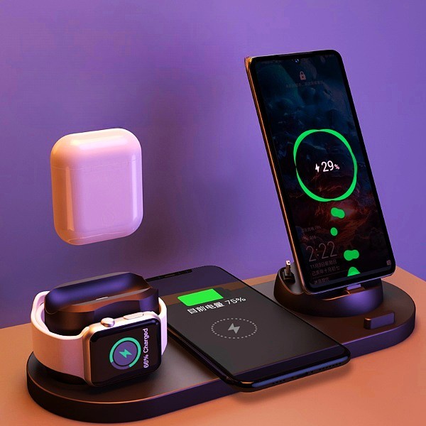 MultiCharge Station - 6 in 1 Wireless Charger